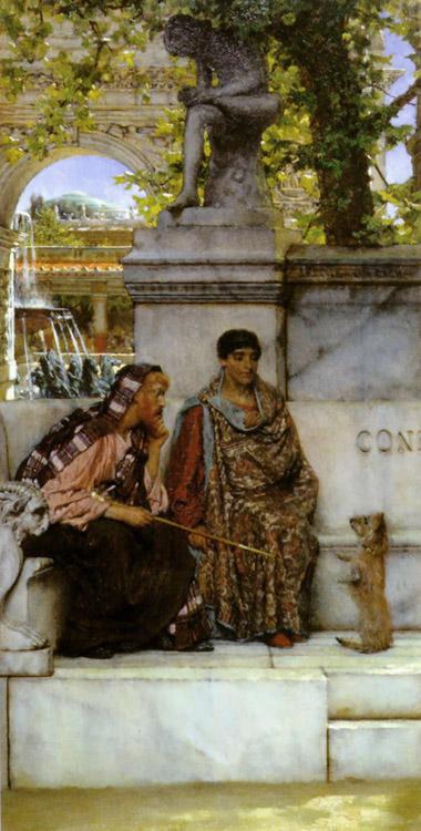 Alma-Tadema, Sir Lawrence In the Time of Constantine (mk23) Sweden oil painting art